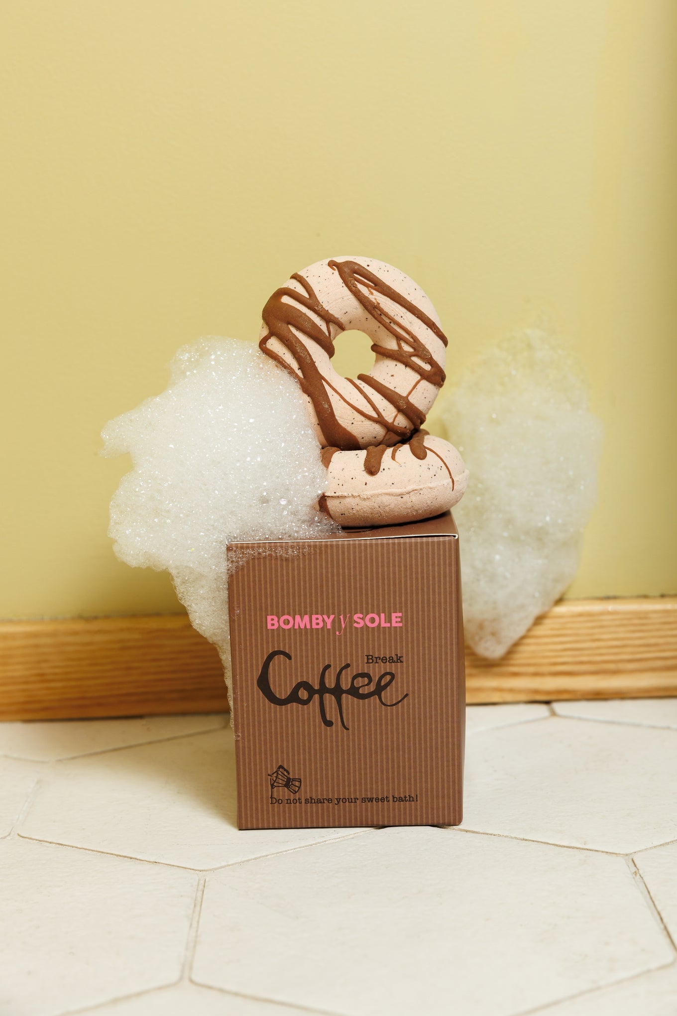 3x Donut kawowy w polewie z czekolady deserowej