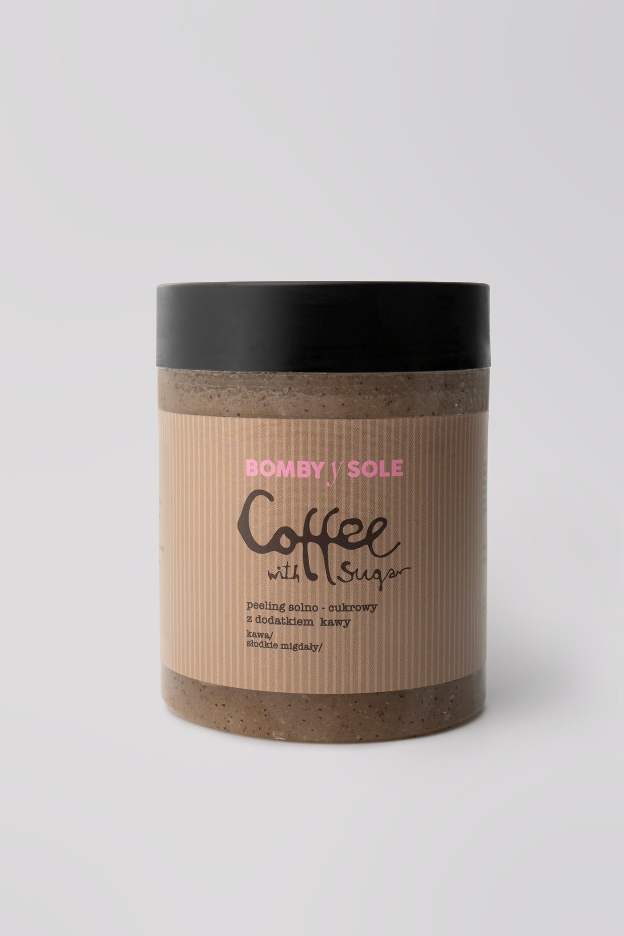 Peeling solno-cukrowy z mieloną kawą 500ml
