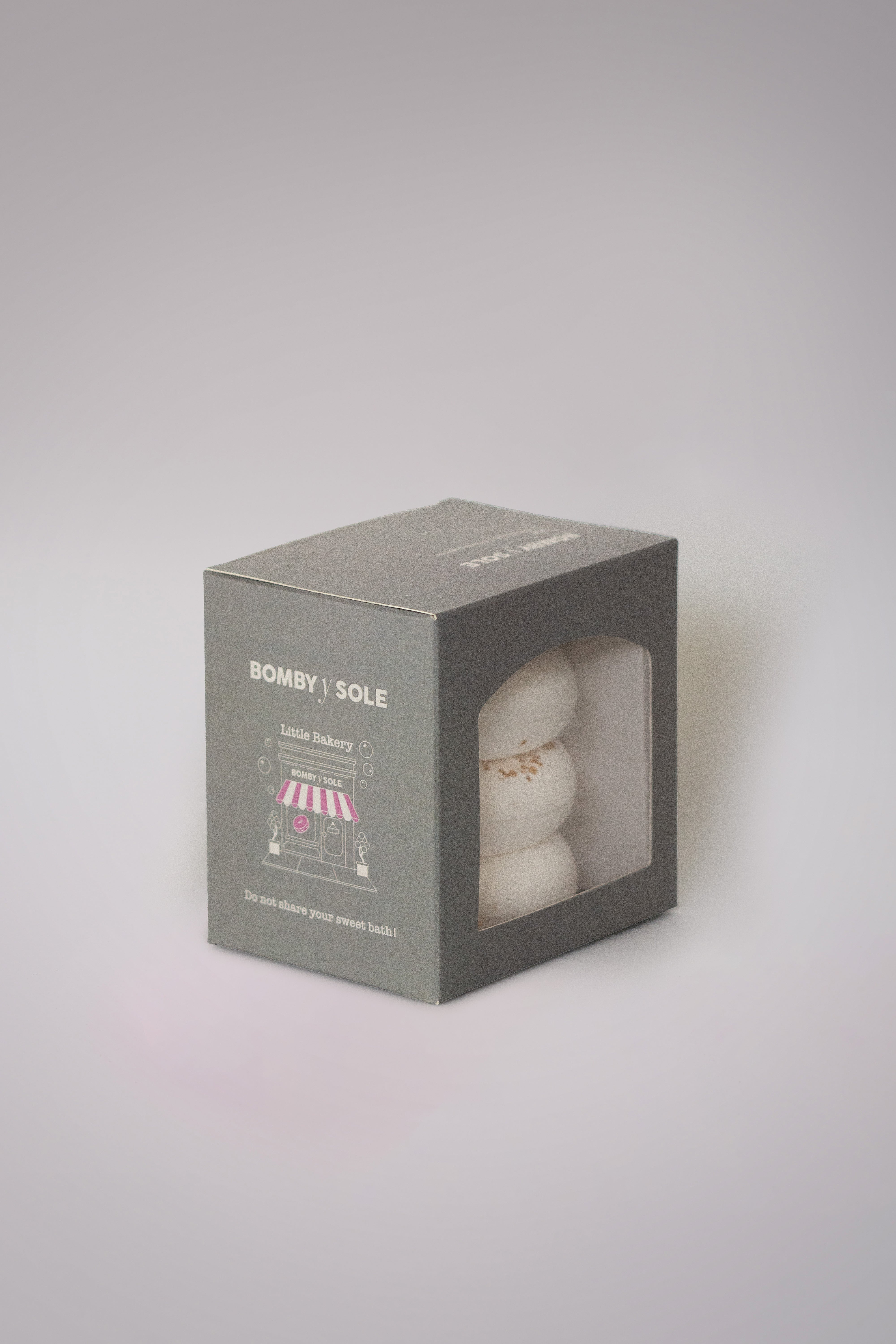 3x Donut biało-złoty