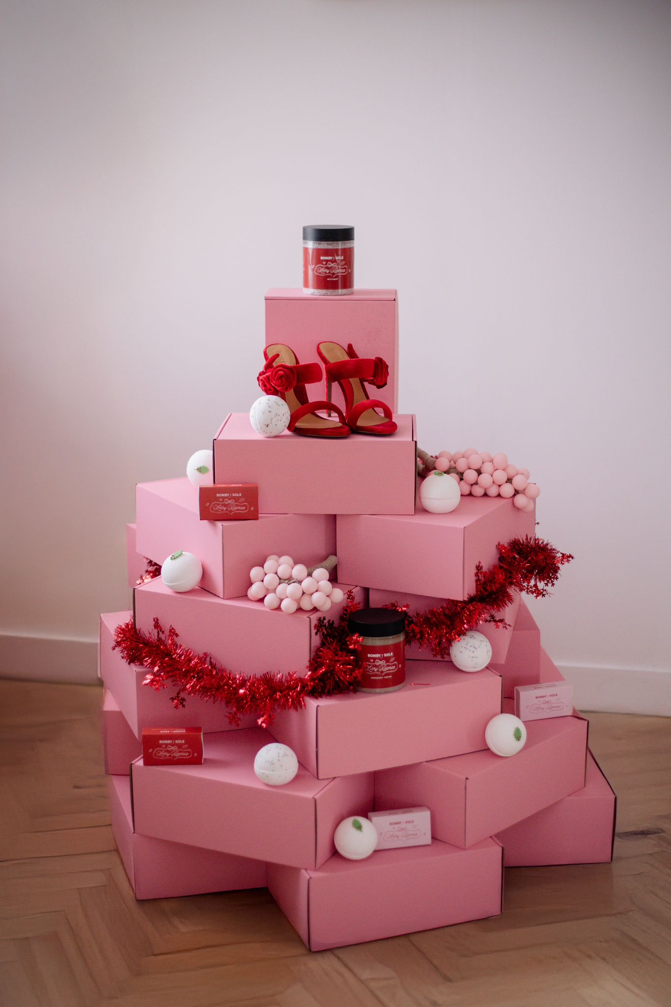 Świąteczne opakowanie prezentowe