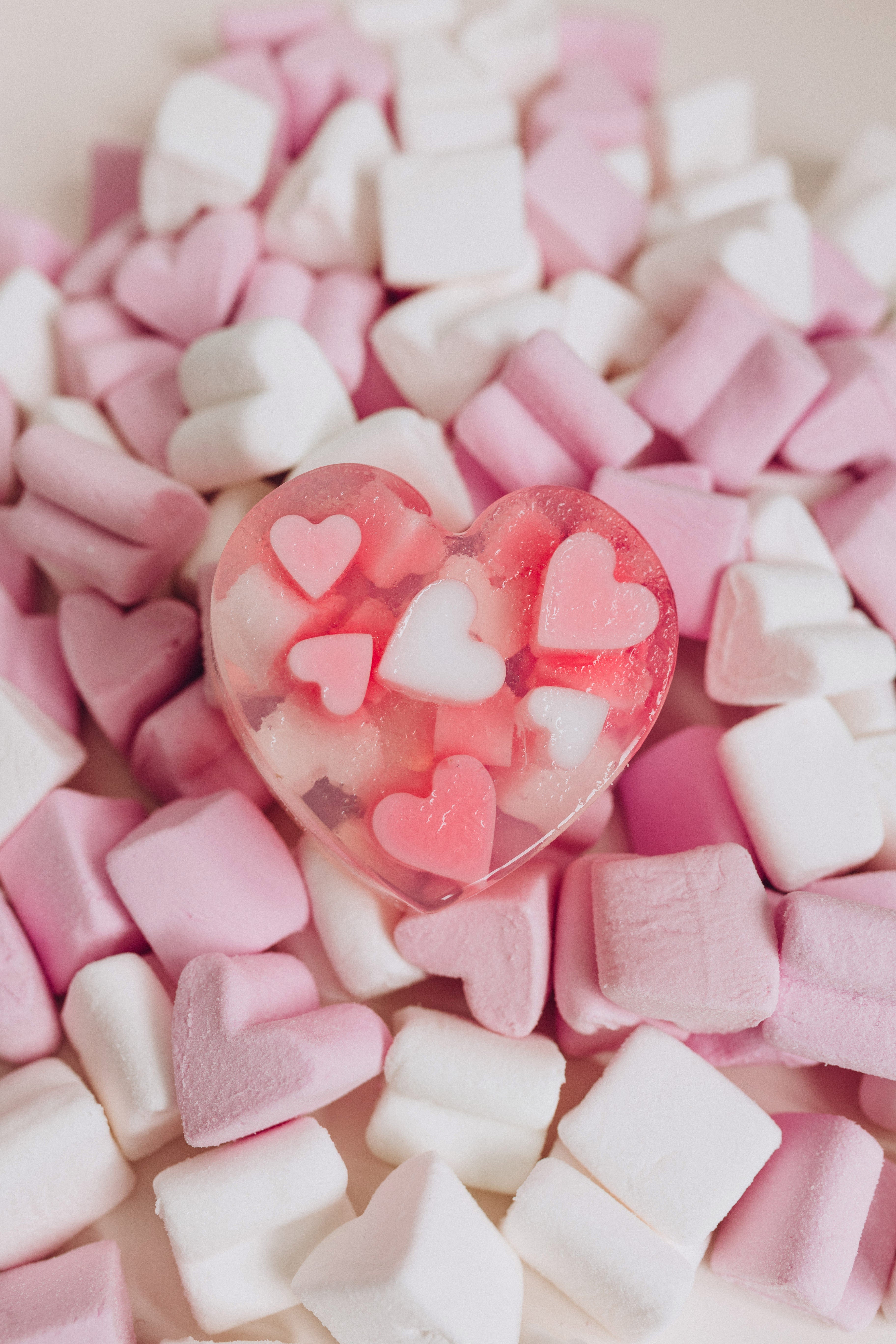 Glicerynowe mydełko z serduszkami